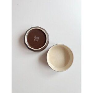 Lot of 2 MIKASA Indian Feast Bark Brown Soup Cereal Bowls